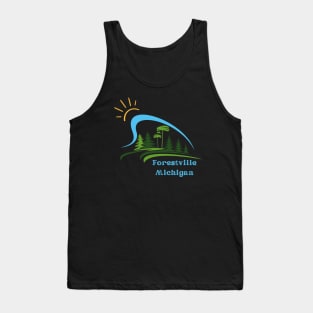 Forestville Michigan Tree Tank Top